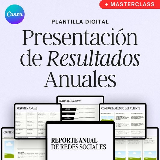 Plantilla: Presentación de Resultados Anuales + Masterclass